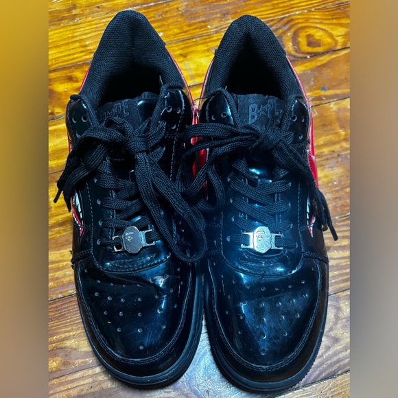 A Bathing Ape Bapesta Low Shark Black